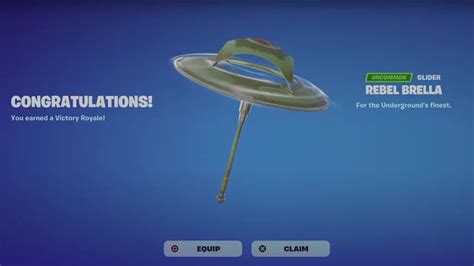 Fortnite Chapter 5 Season 1 Victory Umbrella Rebel Brella