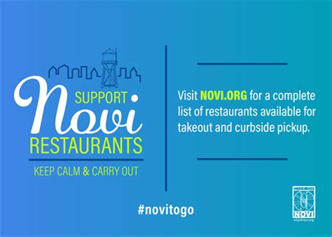 Novi.org - Novi restaurants reopen with capacity limits, support still ...