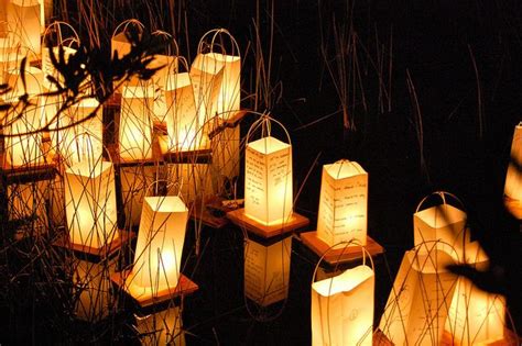 Obon Lanterns | Floating lanterns, Candles, Lanterns