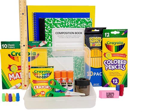 Buy Back to School Supply Box Grades K-5 - School Supply Kit Back to ...