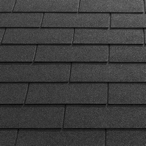 3 - TAB Square Reinforced Fibreglass Roofing Shingles Black