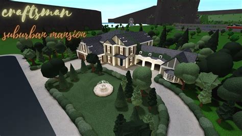 Roblox Welcome To Bloxburg French Suburban Mansion Exterior Speed ...