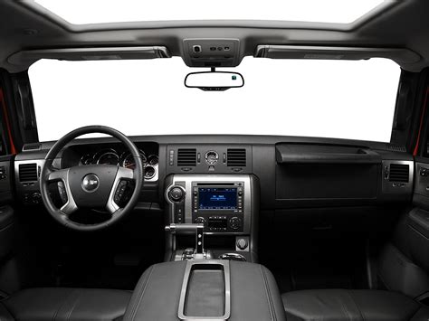 Black Hummer H2 Interior