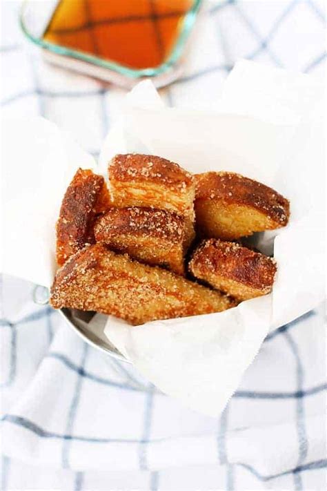 Gluten Free French Toast Sticks (Egg Free). - The Pretty Bee