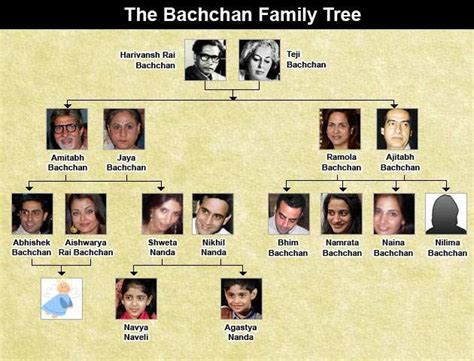 Amitabh Bachchan Family Tree