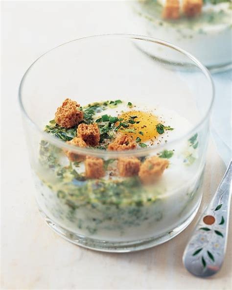 Coddled Eggs with Fines Herbes, Recipe from Martha Stewart Living, May 2002