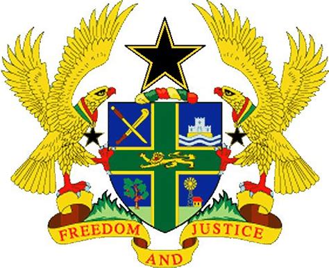 Ghana Oath of Armed | Coat of arms, Ghana flag, Ghana