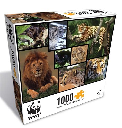 WWF_Wild_Cats_1000_Piece_Puzzle_WWF083 - National Zoo & Aquarium