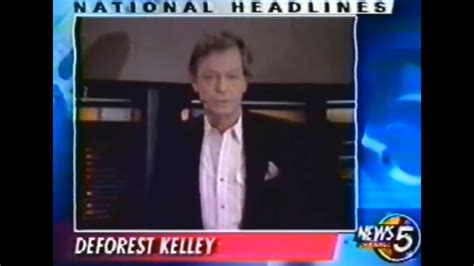 DeForest Kelley: News Report of His Death - June 11, 1999 - YouTube