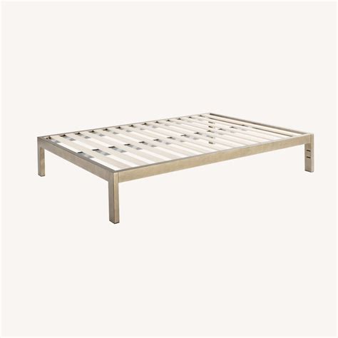 Keetsa Gold Brushed Bed Frame Full - AptDeco