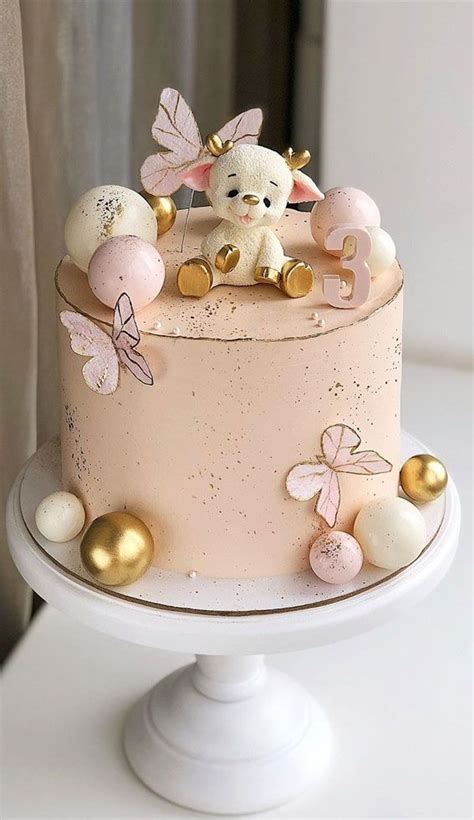 37 Pretty Cake Ideas For Your Next Celebration : 3rd birthday pink cake ...