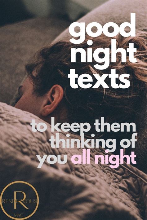 65 Good Night Texts for Her & Him (So they think of you all night | Good night text messages ...