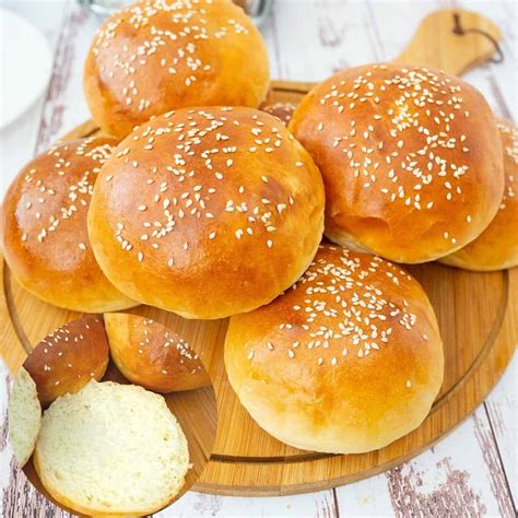 Softest Burger Buns - The Best EVER Hamburger Buns - Veena Azmanov Kitchen