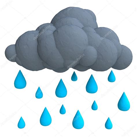 Cartoon rain cloud — Stock Photo © vvvisual #68679739