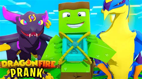 DragonFire - PRANKING TINY TURTLE! - YouTube