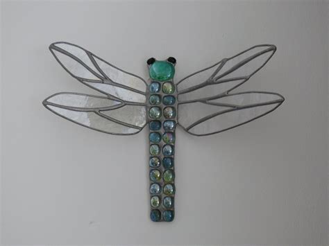 Stained Glass Dragonfly Wall Art | Dragonfly Glass Art