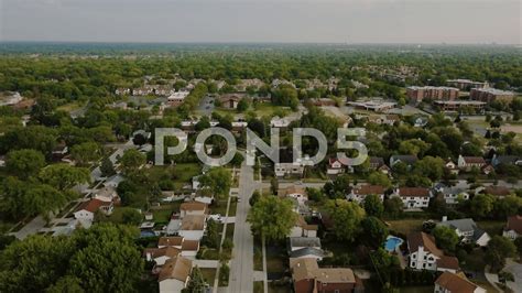 Aerial view of a suburban neighborhood. move drone down Stock Footage,#suburban#neighborhood# ...