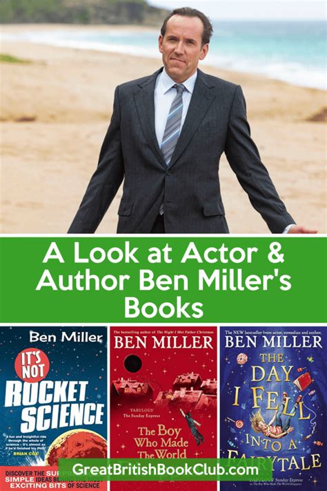 A Look at Actor & Author Ben Miller's Books - Great British Book Club