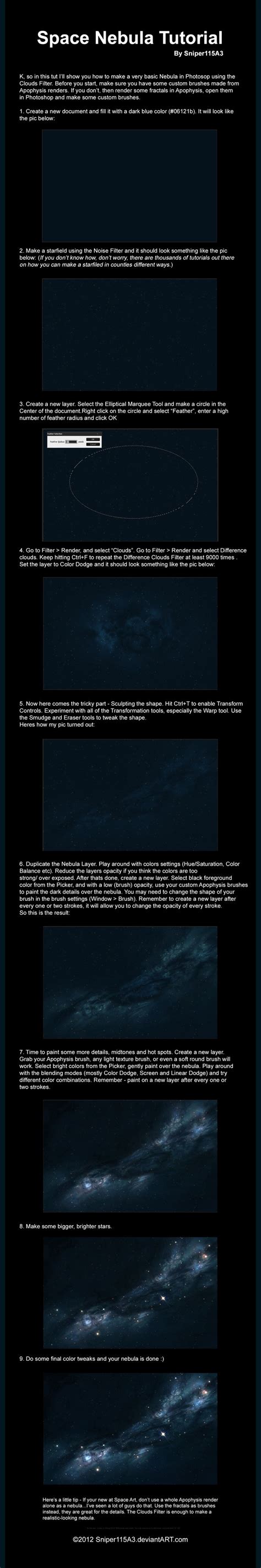 Space Nebula Tutorial | Digital painting tutorials, Tutorial, Digital art tutorial