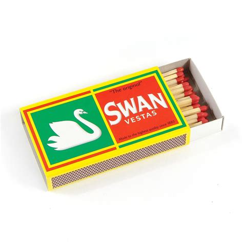 Long matches by Swan Vesta | Swan, Vesta, Light my fire