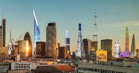 Incredible picture shows how London skyline might have looked including city's answer to the ...