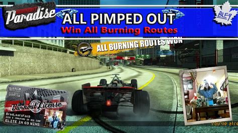 Burnout Paradise Remastered - All Burning Routes - ALL PIMPED OUT Achievement/Trophy - YouTube
