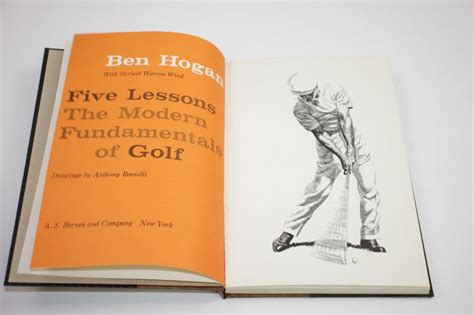 Lot Detail - 'Ben Hogan's Five Lessons' 1957 Deluxe Ltd Ed Book in Slipcase