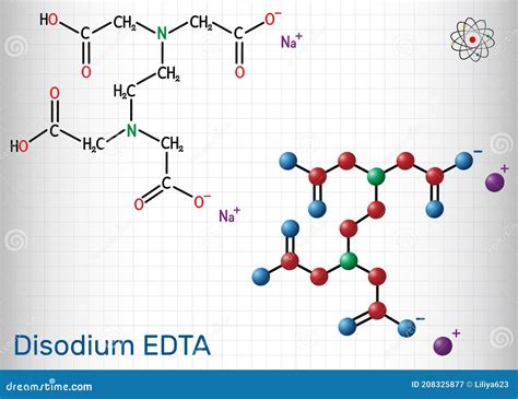 Disodium EDTA, Edetate Disodium, Disodium Edetate, Molecule. it is Diamine, is Polyvalent ...