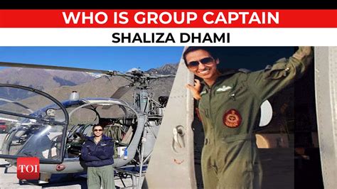 indian air force: Meet Group Captain Shaliza Dhami, the first woman in ...