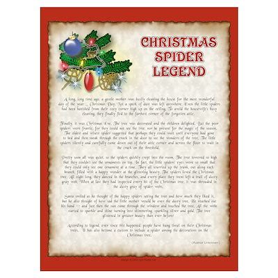 The Christmas Spider Legend Poster