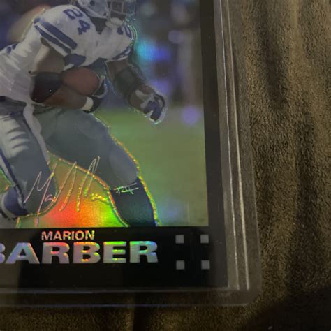 Mavin | 2005 Donruss Zenith Marion Barber & 2007 Topps Chrome Refractor Marion Barber