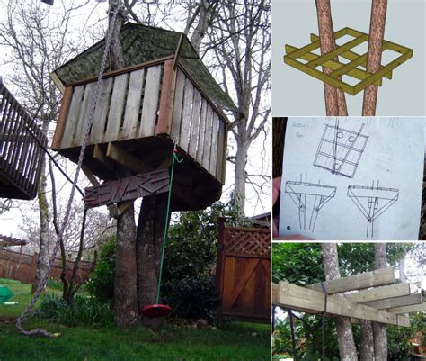 20 Simple Tree House Plans and Design To Take Up This Spring