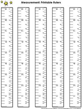 Ruler Measurement Tools: Printable Rulers Quarter Inch and Half Centimeter