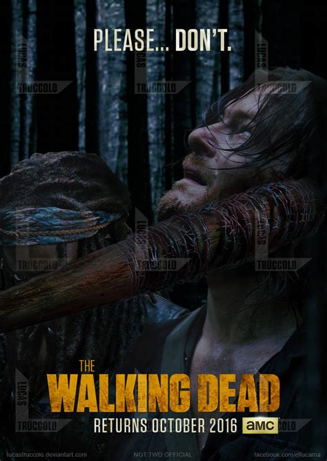 The Walking Dead: Negan vs. Daryl by lucastruccolo on DeviantArt