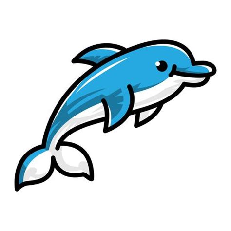 Delphin-Cartoon-Illustration - Download Kostenlos Vector, Clipart Graphics, Vektorgrafiken und ...