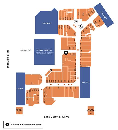 Printable Ross Park Mall Map