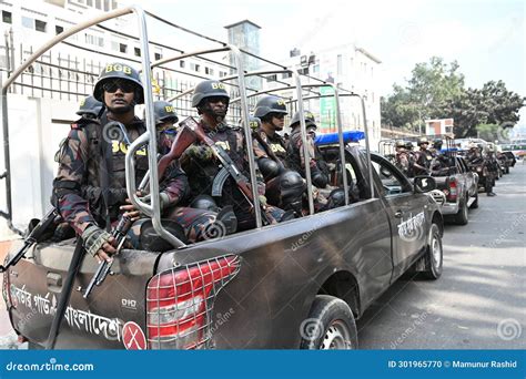 Deployed Border Guard Bangladesh for General Election Campaign in Dhaka ...