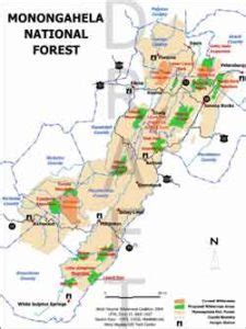 Monongahela National Forest Historic Map and Documents - West Virginia ...