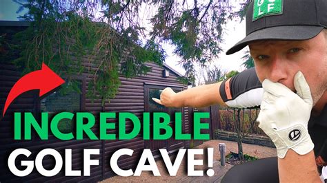 HE BUILT THE PERFECT GOLF CAVE... IN HIS HOUSE!!! - YouTube