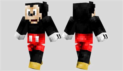 Mickey Mouse Skin para Minecraft | MineCrafteo | Mickey mouse, Mickey ...