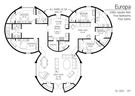 Monolithic Dome Homes Floor Plans - floorplans.click