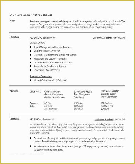 Free Job Specific Resume Templates Of Job Resume Templates Free Microsoft Word south Florida ...