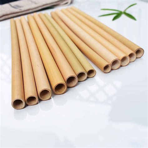 Reusable Bamboo Drinking Straws - An Eco-Friendly Alternative to plastic