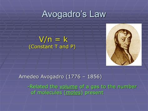 PPT - Avogadro's Law PowerPoint Presentation, free download - ID:3748203