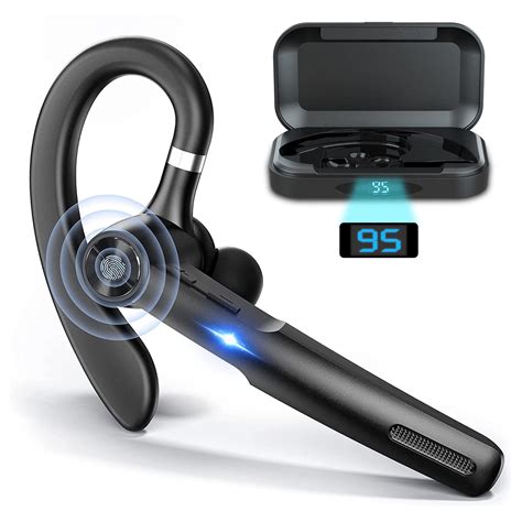 Bluetooth Headset with ENC Mic | Trucker Wireless Headset 55Hrs ...