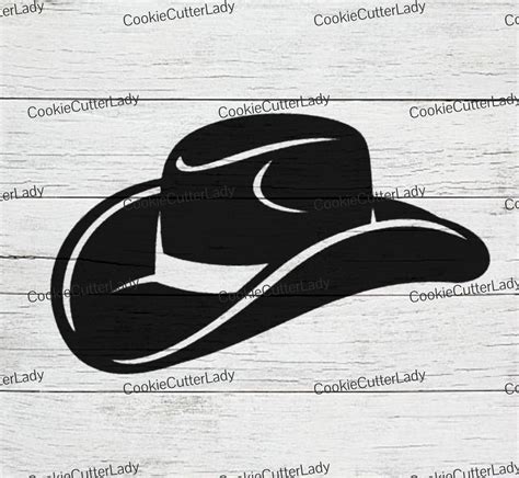 Cowboy Hat Stencil REUSABLE, DURABLE, WASHABLE Craft Stencil Use for ...