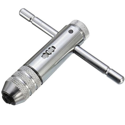 Adjustable 3-8mm T-Handle Ratchet Tap Wrench