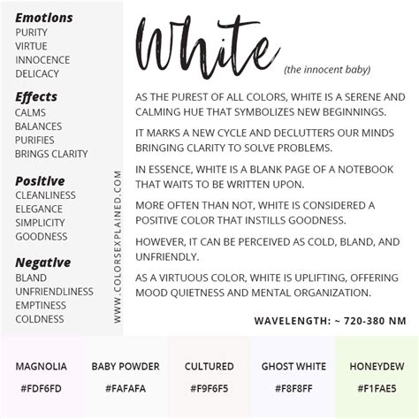 Meaning of the Color White: Symbolism, Common Uses, & More