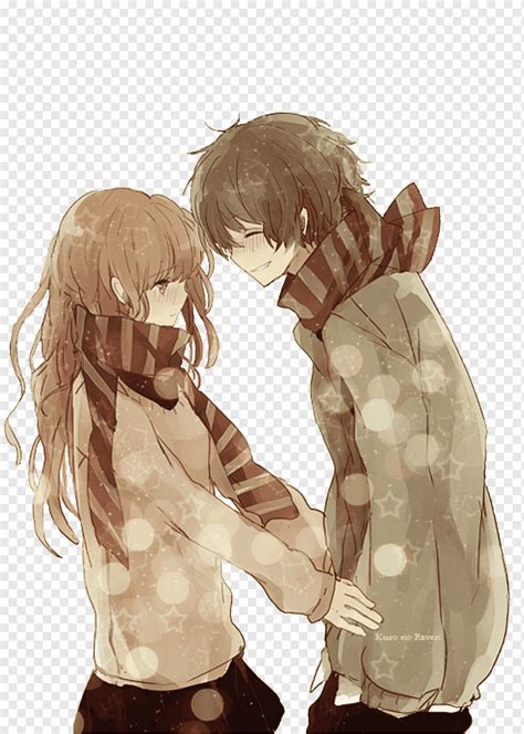 Anime Boy And Girl Holding Hands Chibi