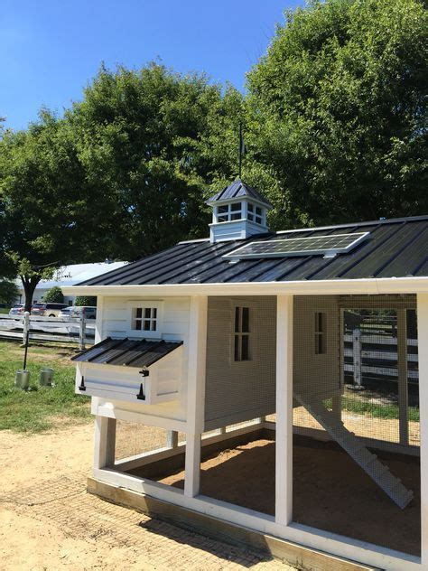 Functional cupola and 100 watt solar panel | Landscaping retaining walls, Backyard chicken coops ...